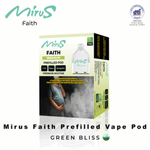 mirus faith vape kit by indigo green bliss prefilled sku