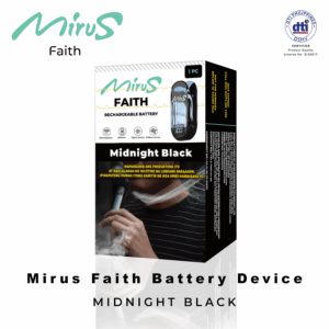 mirus faith vape kit by indigo midnight black battery sku