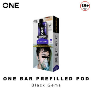 one bar prefilled vape pod black gems sku
